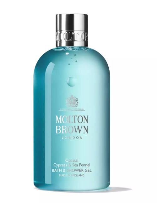 Molton Brown Coastal Cypress & Sea Fennel - Gel Doccia Unisex 300 ml con Fragranza Marittima e Ingredienti Naturali
