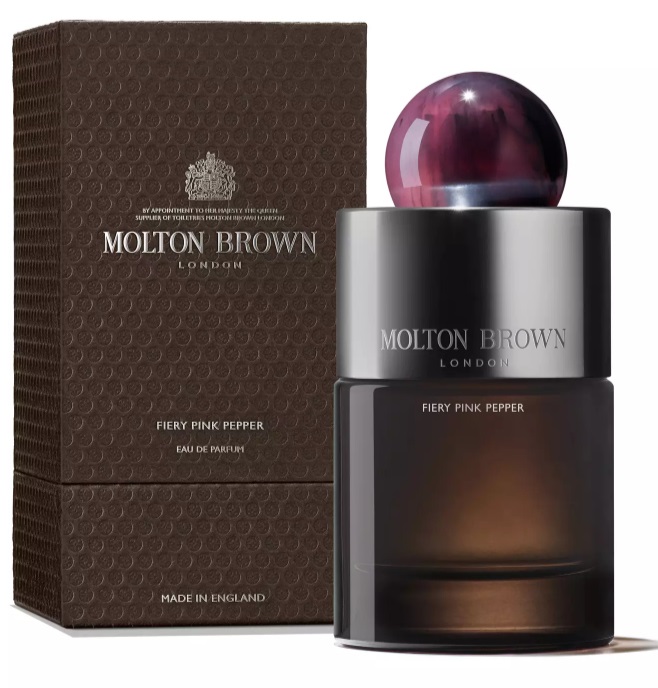 Molton Brown Fiery Pink Pepper Eau de Parfum 100 ml - Fragranza Speziata con Pepe Rosa, Patchouli e Legno di Cedro