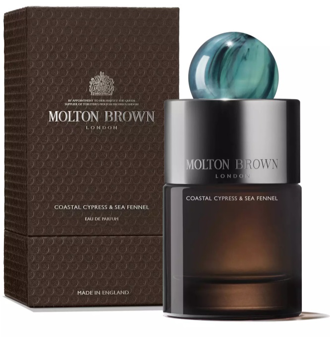 Molton Brown Coastal Cypress & Sea Fennel Eau de Parfum Unisex 100 ml - Fragranza Aromatica con Foglie di Fico e Zenzero