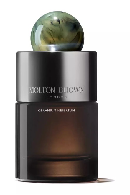 Molton Brown Geranium Nefertum Eau de Parfum 100 ml - Note di Fico, Bergamotto, Geranio e Sandalo, Flacone Elegante