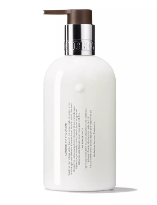 Molton Brown Neon Amber Lozione Corpo 300ml - Idratante con Olio di Mandarino, Tonka e Ambroxan