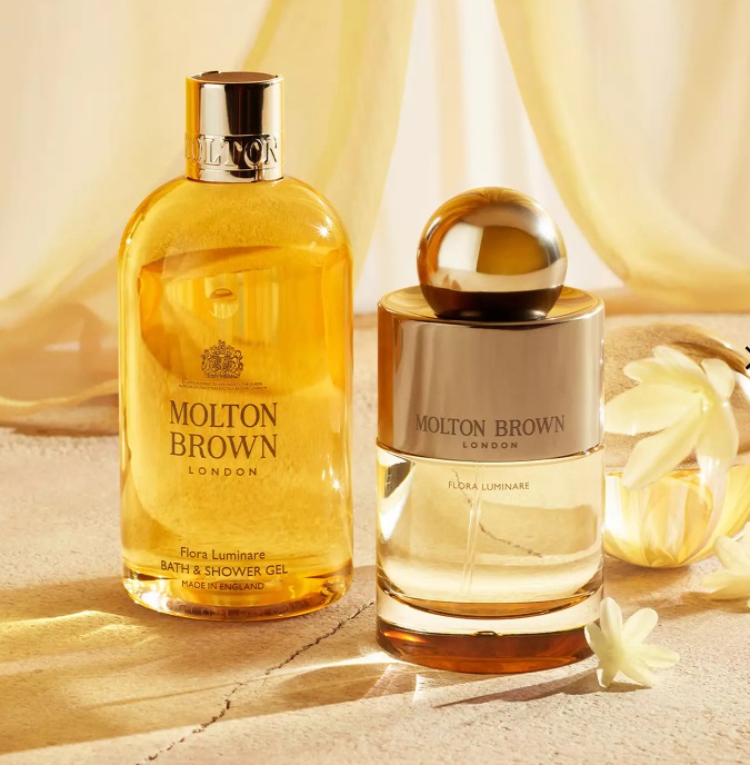 Molton Brown Flora Luminare Gel Doccia 300 ml - Gel detergente profumato con note floreali e idratanti