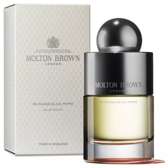 Molton Brown Re-Charge Black Pepper Eau de Toilette 100 ml - Fragranza Speziata con Pepe Nero, Note di Limone e Zenzero