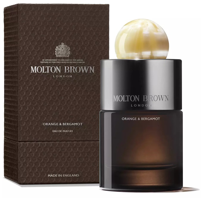 Molton Brown Orange & Bergamot Eau de Parfum 100ml - Note di Arancia, Bergamotto e Neroli, Flacone in Vetro con Tappo in Resina