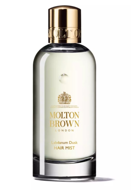 Molton Brown Labdanum Dusk Hair Mist 100 ml - Spray profumato per capelli con note di cedro, labdano e oudh