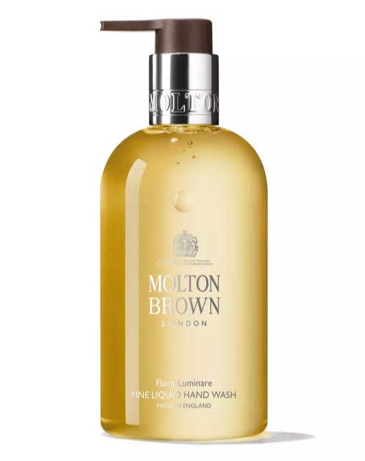 Molton Brown Flora Luminare Sapone Liquido 300 ml - Energizzante con Fiori d'Arancio, Frangipani Polinesiano e Vaniglia