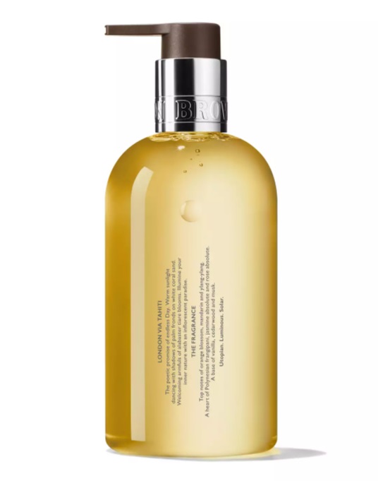 Molton Brown Flora Luminare Sapone Liquido 300 ml - Energizzante con Fiori d'Arancio, Frangipani Polinesiano e Vaniglia