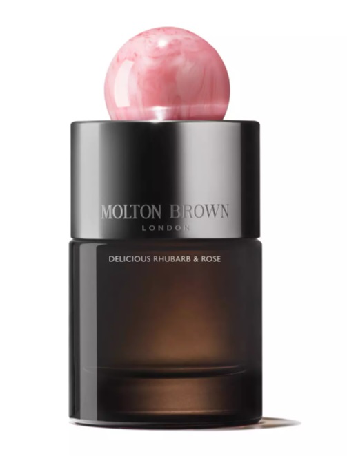 Molton Brown Delicious Rhubarb & Rose Eau de Parfum 100ml - Fragranza con Litchi, Peonia e Legno di Cedro