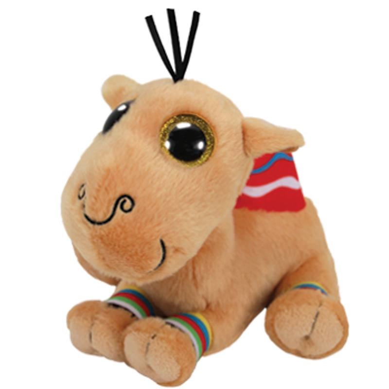 TY Beanie Boos Peluche Jamal Cammello 15 cm con Occhi Glitterati