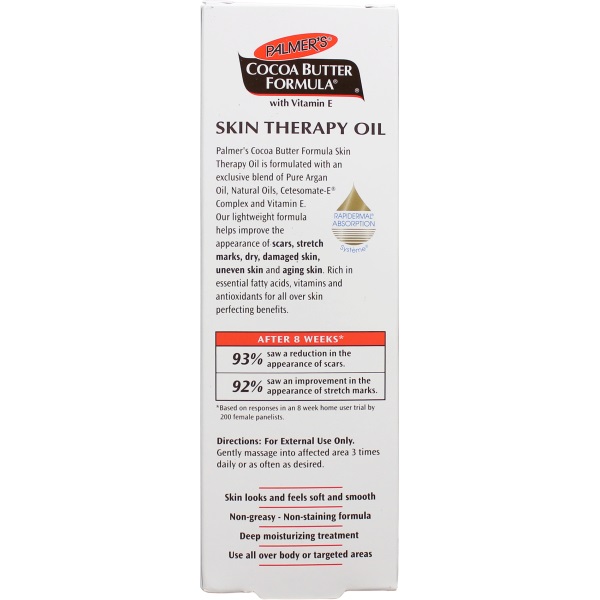 Palmer's Skin Therapy Oil con Burro di Cacao e Vitamina E - 150 ml, Olio per il Corpo Idratante e Rigenerante