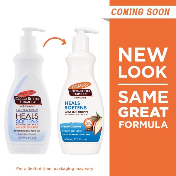 Palmer's Cocoa Butter Formula Crema Idratante per il Corpo 400 ml - Con Burro di Cacao e Vitamina E, Unisex
