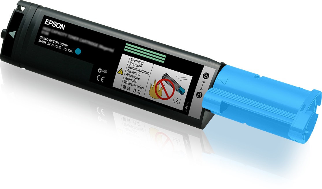 Epson Toner Originale Ciano C13S050193 - Compatibile con Aculaser C1100, CX11N, CX11NF, CX11NFC - 1500 Pagine