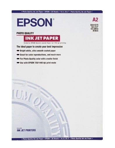 Epson Carta Speciale Opaca A2 - 102 g/m², 30 Fogli, 720/1440 dpi