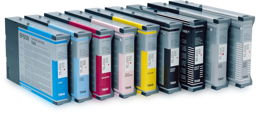 Epson Cartuccia Inkjet T5437 Nero Chiaro C13T543700 - Durata 3000 Pagine, Compatibile con Stylus Pro 4000/7600/9600