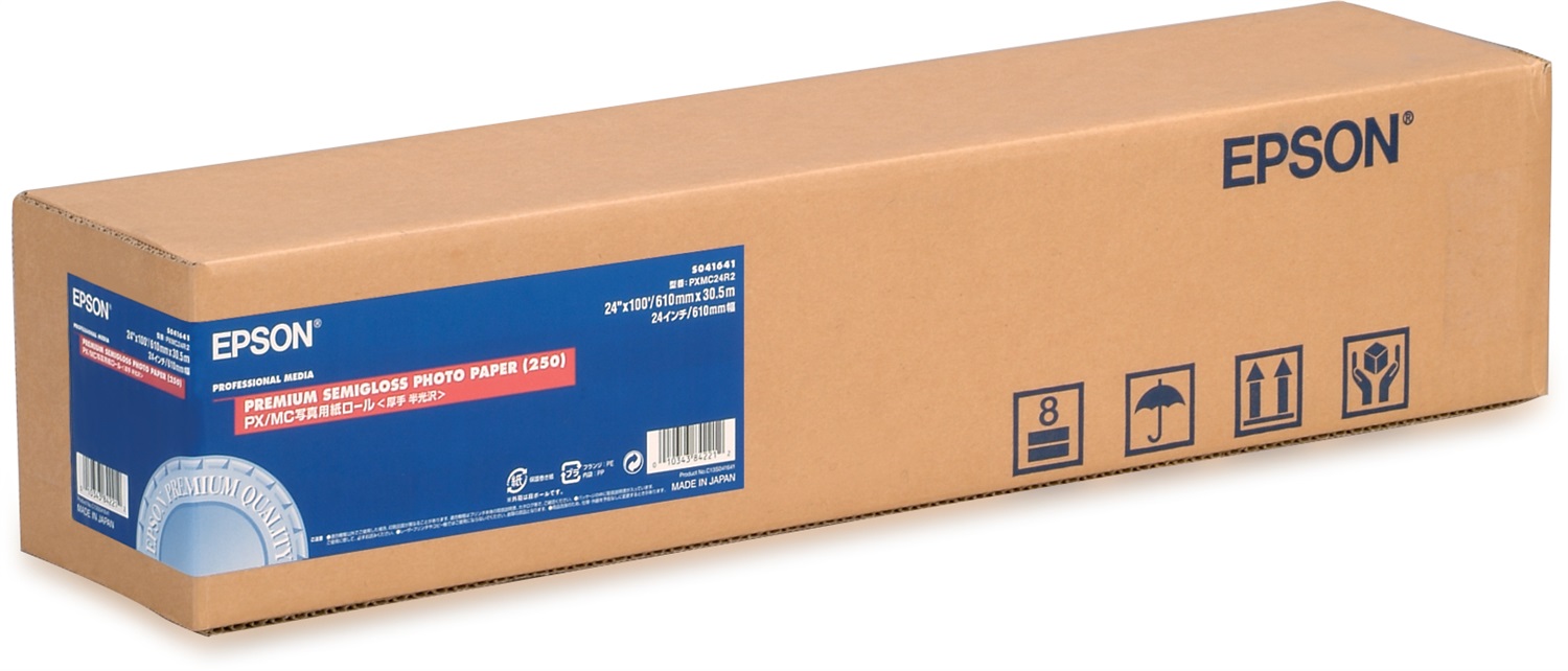 Epson Carta Fotografica Semilucida Premium 250g/m² - Rotolo 61cm x 30,5m