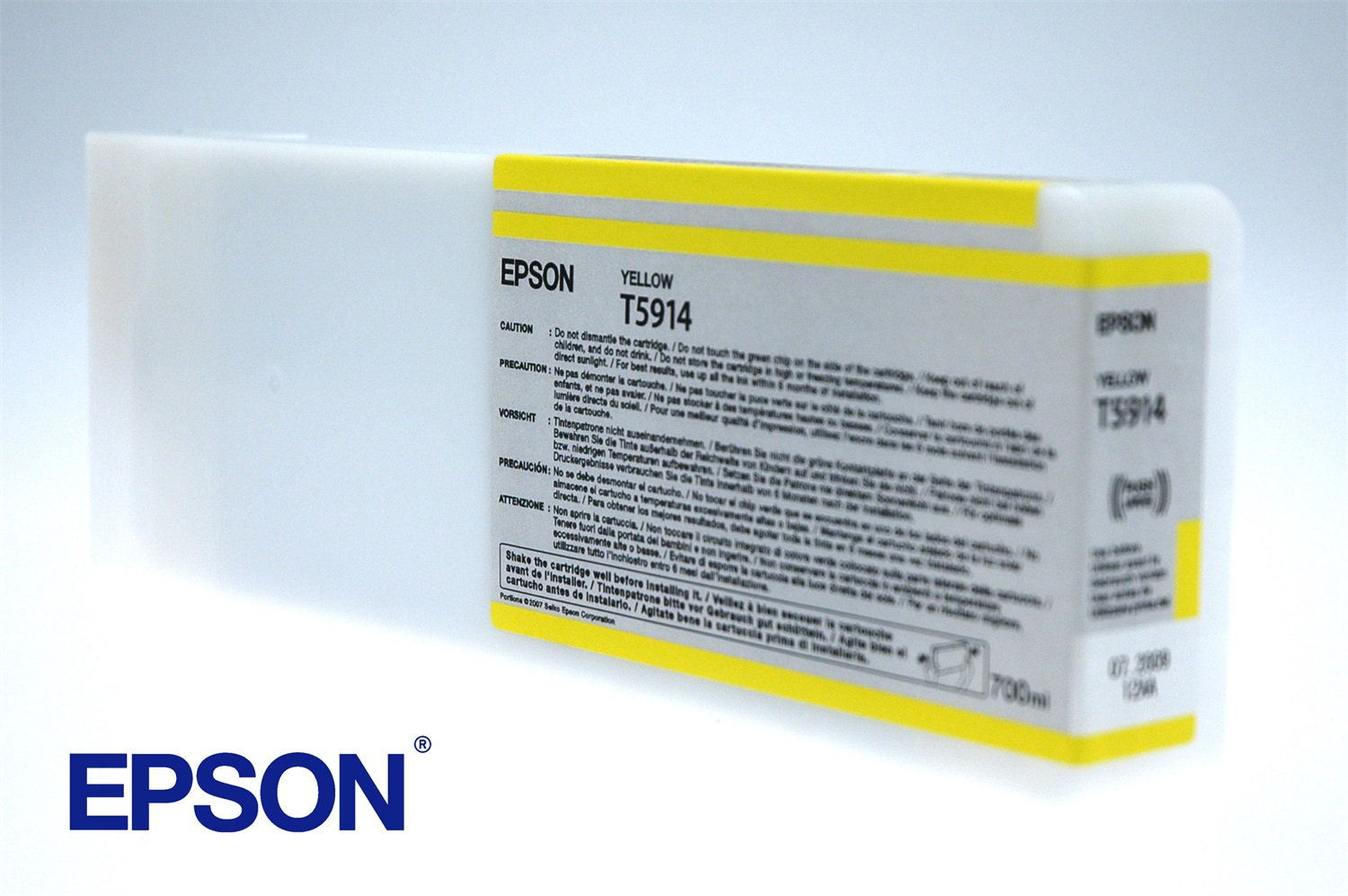 Epson Tanica Inchiostro Giallo C13T591400 700ml - Inchiostro a base di pigmento per Epson UltraChrome K3
