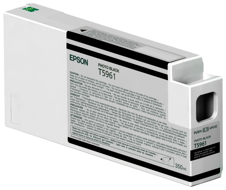 Epson Cartuccia d'Inchiostro Nero Fotografico Ultra Chrome HDR C13T596100 T5961 - 350ml