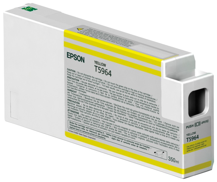 Epson Cartuccia d'Inchiostro Giallo C13T596400 T5964 350ml Ultra Chrome HDR Originale