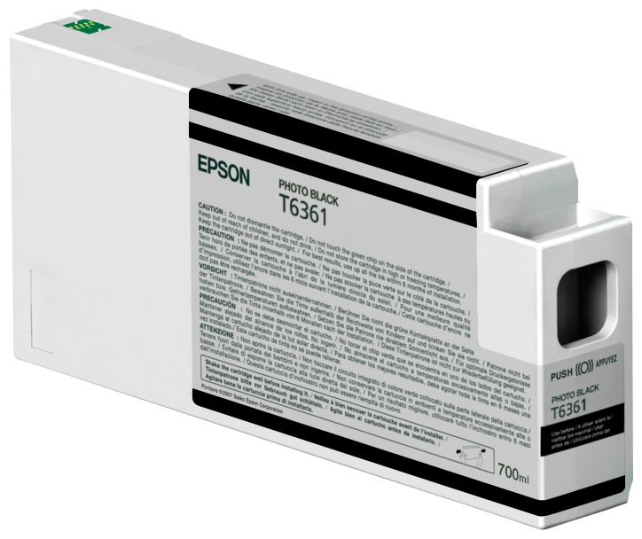 Epson Tanica d'Inchiostro Nero Foto UltraChrome HDR 700ml - C13T636100