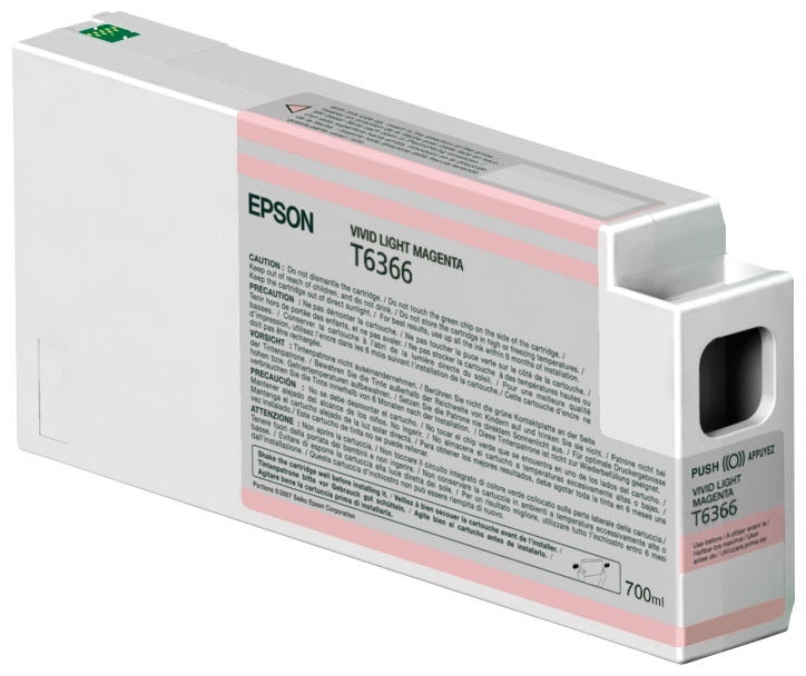 Epson Tanica Vivid Magenta chiaro 700 ml - Inchiostro a base di pigmento per Stylus Pro 7890/7900/WT7900/9900