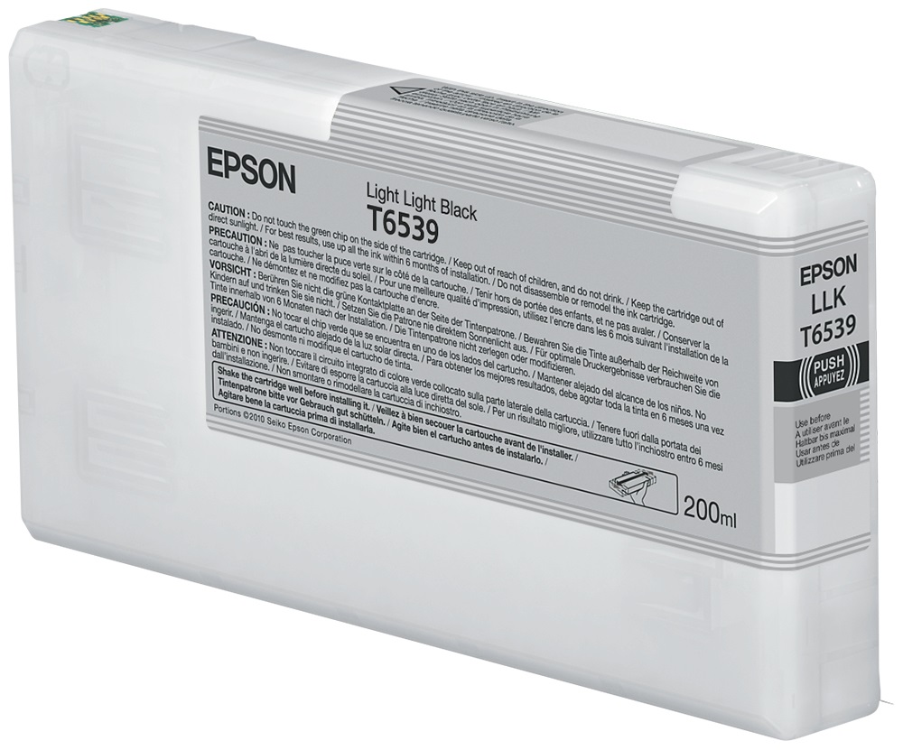 Epson Tanica Inchiostro a Pigmenti Nero Light-Light UltraChrome HDR 200 ml C13T653900