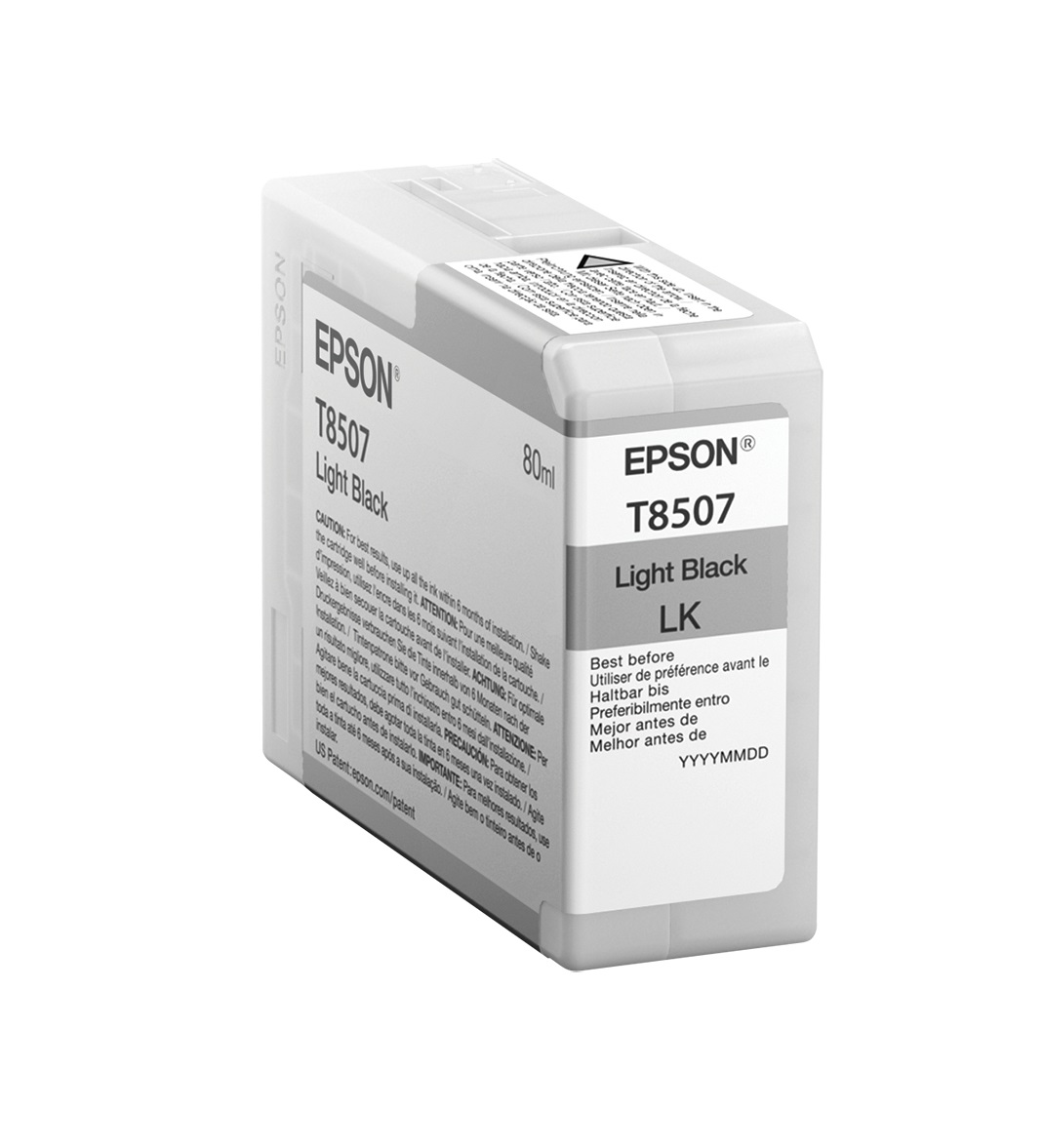Epson Cartuccia Inkjet Originale T8507 Light Black C13T850700 - 80ml per SureColor SC-P800