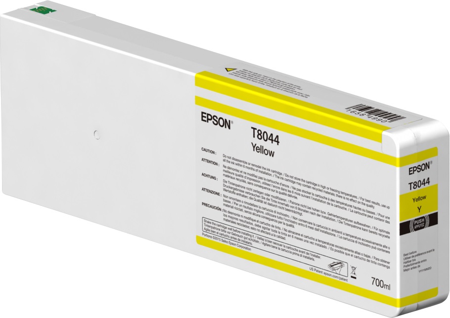 Epson Cartuccia Originale Singlepack Giallo T804400 UltraChrome HDX/HD 700ml