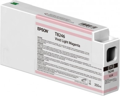 Epson Cartuccia Originale T8246 - Magenta Chiaro 350 ml per Stampanti Epson