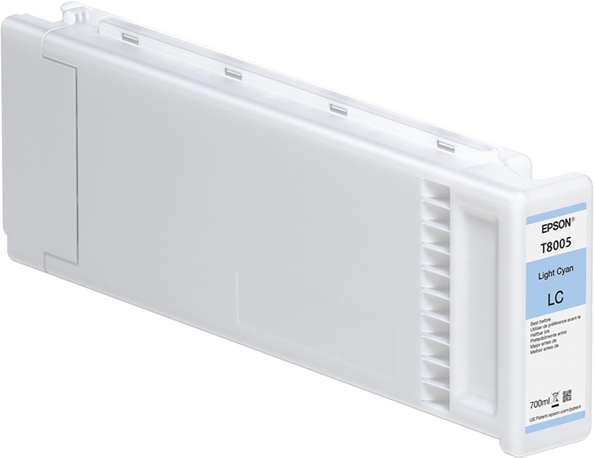 Epson Singlepack Light Cyan T800500 UltraChrome PRO 700ml - Inchiostro a base di pigmento, Ciano chiaro