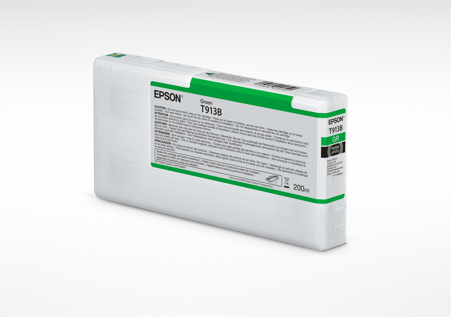 Epson T913B Cartuccia d'Inchiostro Verde 200ml - Inchiostro a base di pigmento, Resa Standard, Compatibile con SureColor SC-P5000
