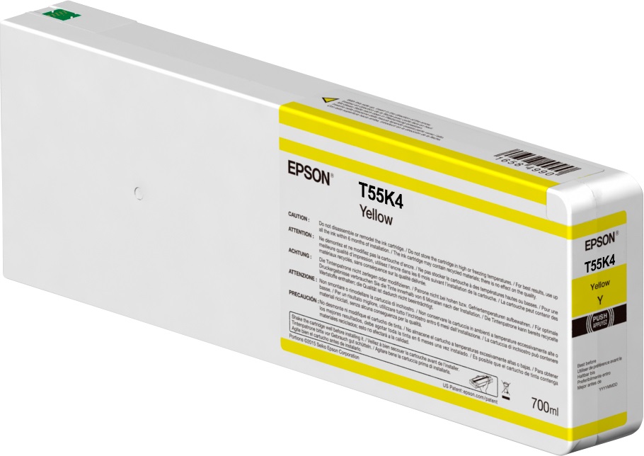 Epson T55K400 Cartuccia d'Inchiostro Originale Giallo 700 ml - Confezione Singola