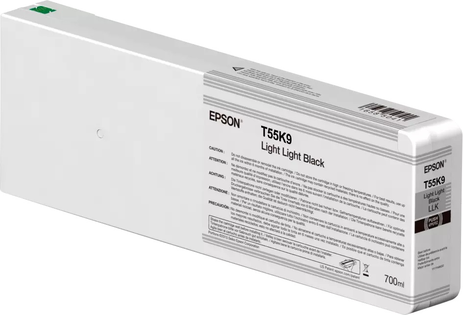 Epson T55K900 Cartuccia d'Inchiostro Originale 700 ml Nero Light Light - C13T55K900