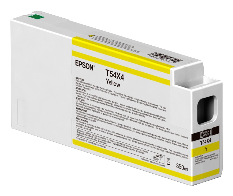 Epson T54X400 Cartuccia d'Inchiostro Originale Giallo 350ml - C13T54X400, Confezione Singola