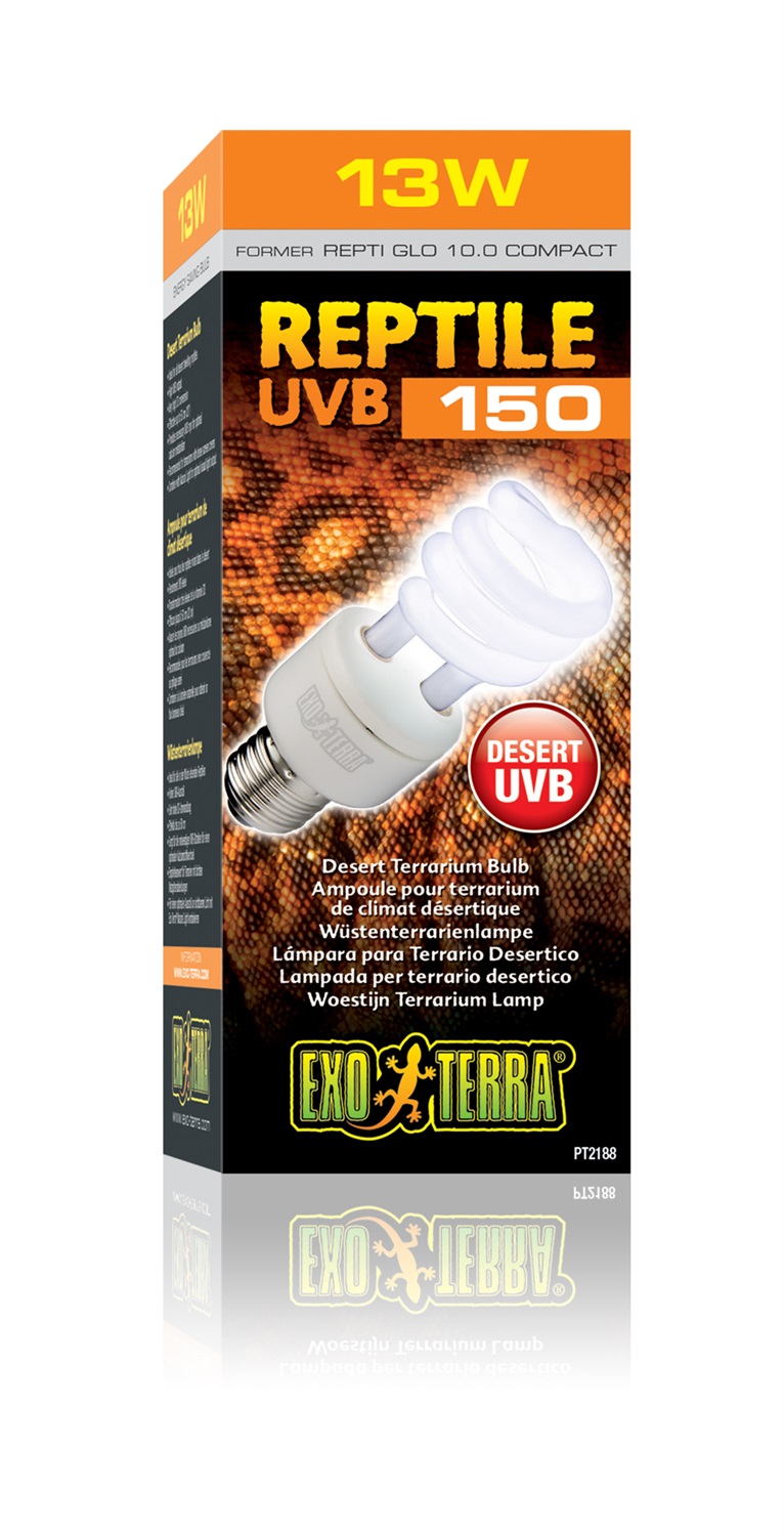 Exo Terra PT2188 Lampada di Calore per Rettili 13 W - Ideale per Terrari Desertici