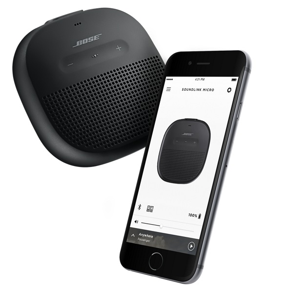 Bose SoundLink Micro Diffusore Bluetooth Portatile Impermeabile con Microfono - Nero, 1.0 Canali, Wireless, 2400 - 2800 Hz