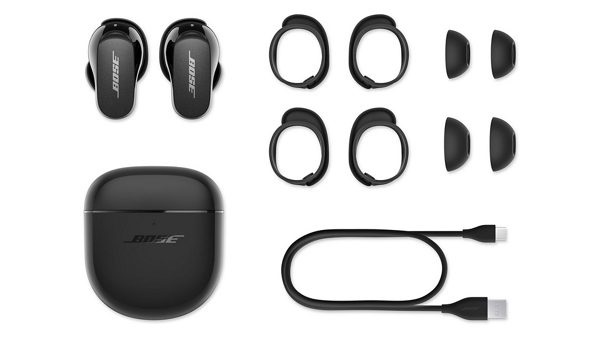 Bose Earbuds II - Auricolare Wireless In-ear con Cancellazione del Rumore, Bluetooth 5.3, USB tipo-C, Nero