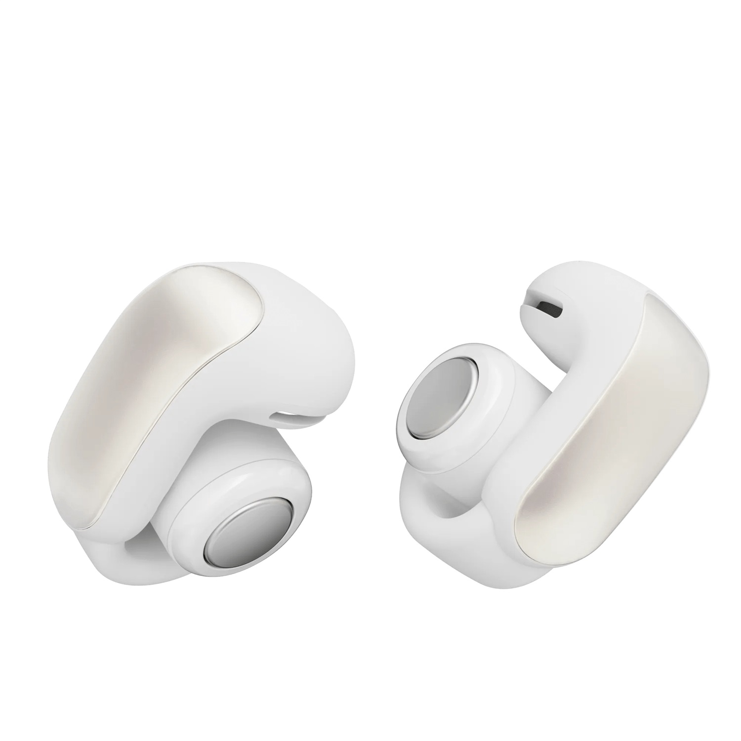 Bose Ultra Open Earbuds Auricolari Wireless Bluetooth 5.3 con Tecnologia OpenAudio, Fino a 48 Ore di Autonomia, Design Open-ear, Colore Bianco