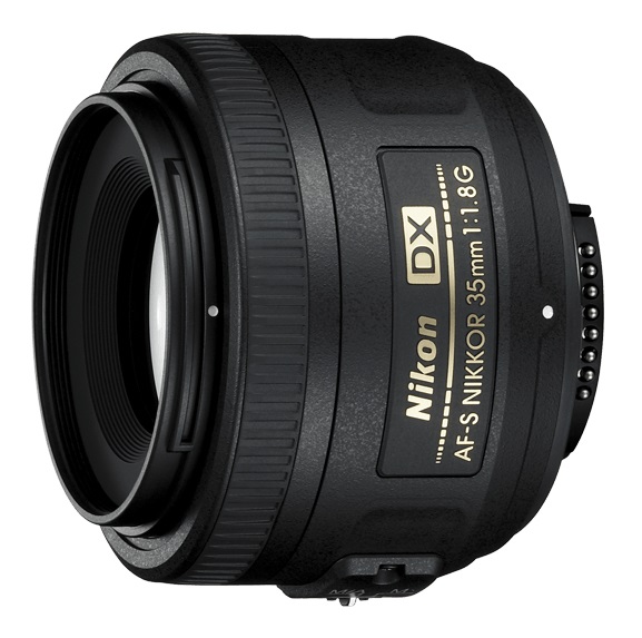 Nikon AF-S DX NIKKOR 35mm f/1.8G Obiettivo SLR Nero - Apertura f/1.8, Messa a Fuoco Automatica, Ottica di Alta Qualità
