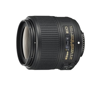 Nikon AF-S Nikkor 35mm f/1.8G ED Obiettivo per Fotocamera Nero - Apertura f/1.8, Design con Lenti ED ed Asferiche