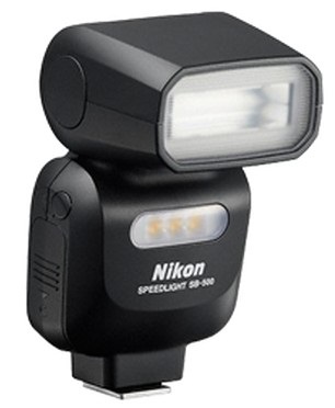 Nikon SB-500 Flash compatto Nero i-TTL con Lampada LED - 273 g, 0,0009 s di ricarica