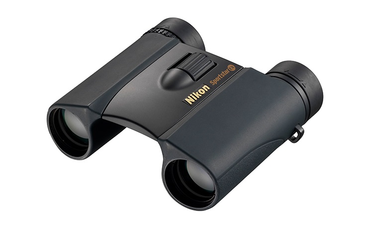 Nikon Sportstar EX Binocolo 10x25 DCF - Impermeabile, Anti-appannamento, Lenti Multistrato, Nero
