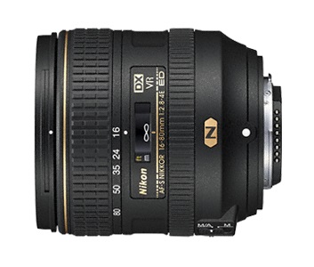 Nikon AF-S DX NIKKOR 16-80 mm f/2.8-4E ED VR - Obiettivo SLR Nero, Zoom 5x, Ultra-leggero, Struttura lente 17/13