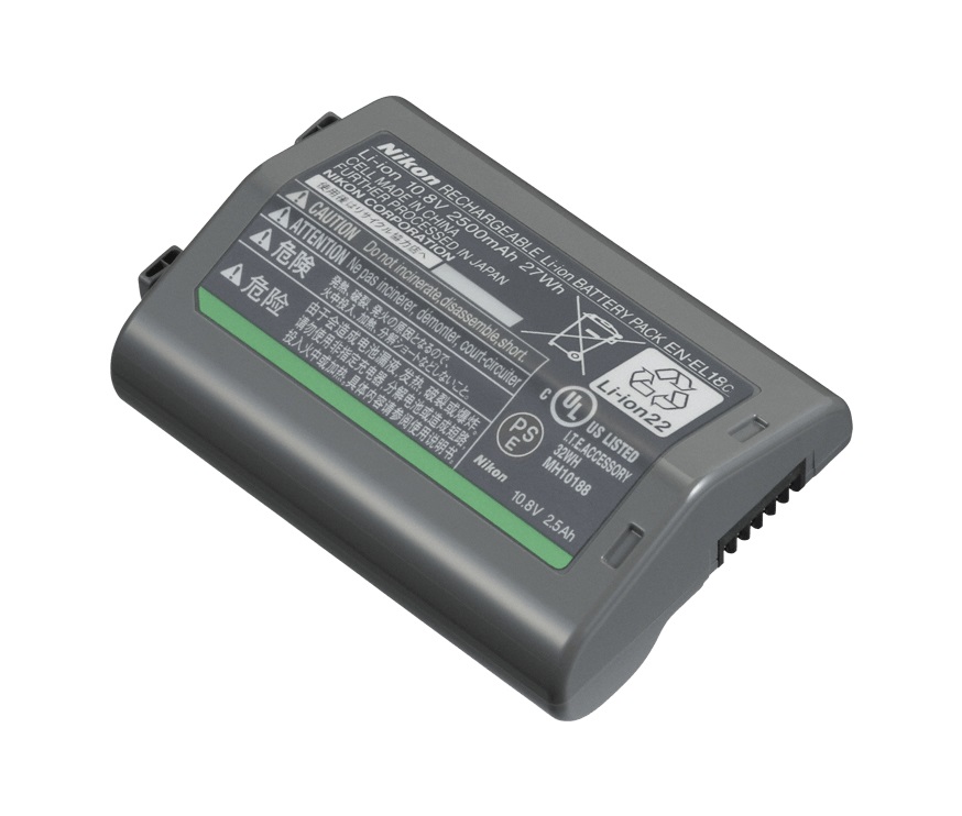 Nikon EN-EL18C Batteria Ioni di Litio Ricaricabile 2500 mAh per D4, D4s, D5, D6, D850, D500