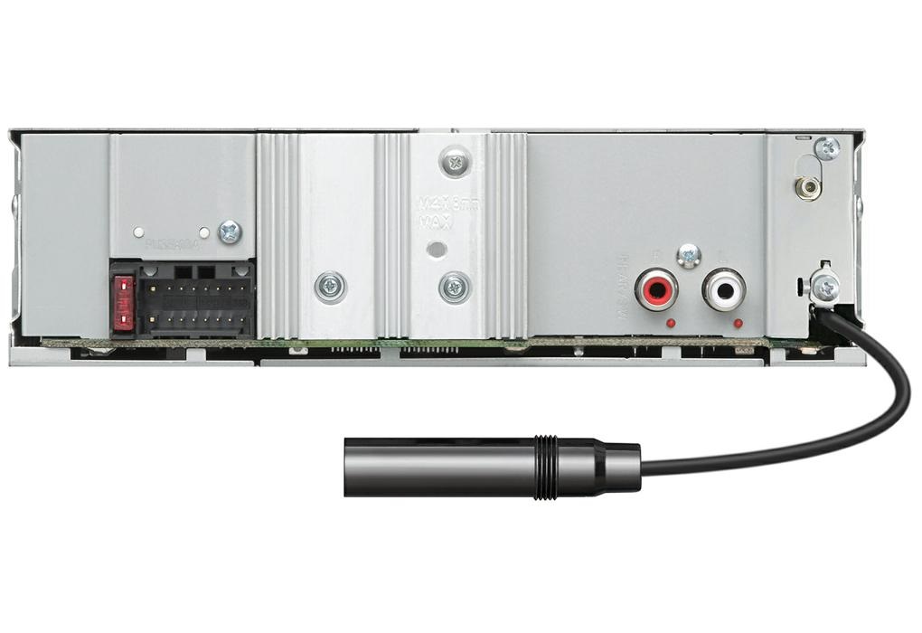 Kenwood KMM-DAB307 Ricevitore Multimediale per Auto Nero 200 W con DAB , Ingresso USB/AUX, Frontalino Estraibile