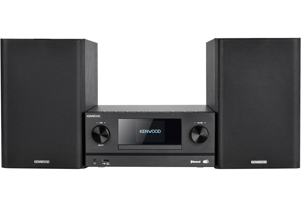Kenwood M-9000S Sistema Micro HiFi Stereo 50 W Nero con Bluetooth, DAB , Lettore CD, USB e Funzione Radiosveglia