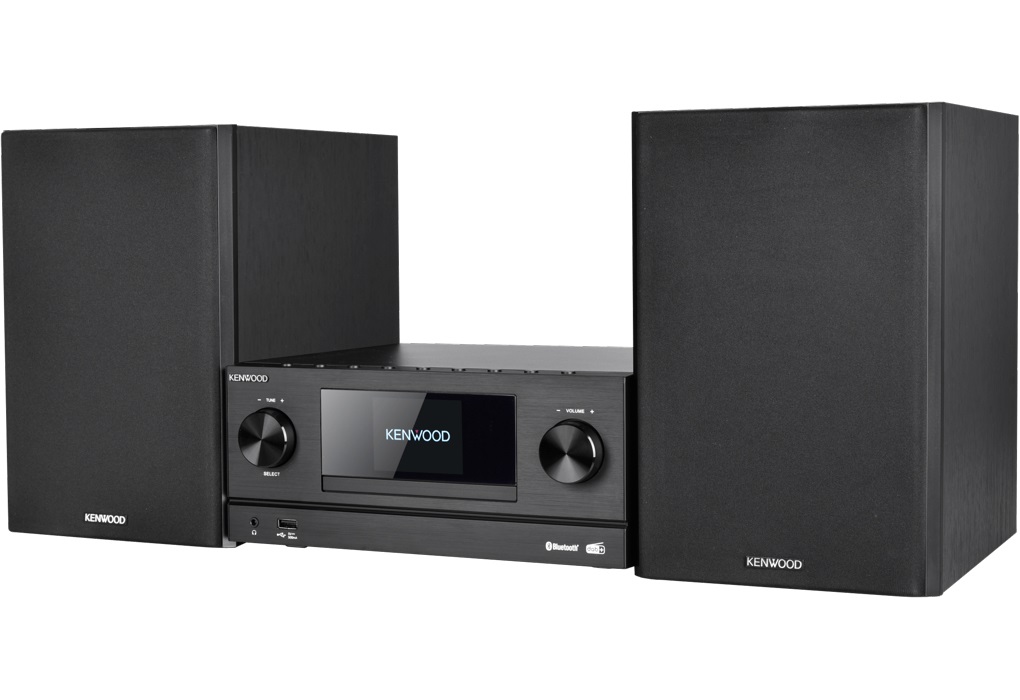 Kenwood M-9000S Sistema Micro HiFi Stereo 50 W Nero con Bluetooth, DAB , Lettore CD, USB e Funzione Radiosveglia