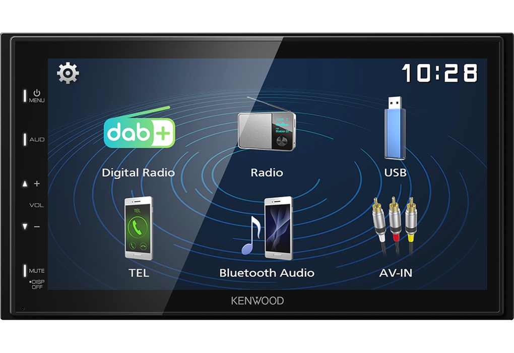 Kenwood DMX129DAB Ricevitore Multimediale per Auto 2 DIN Touchscreen 6.8