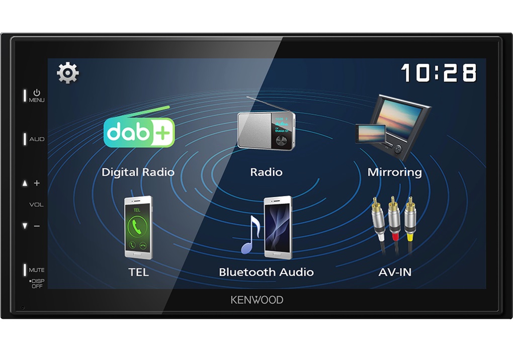 Kenwood DMX129DAB Ricevitore Multimediale per Auto 2 DIN Touchscreen 6.8