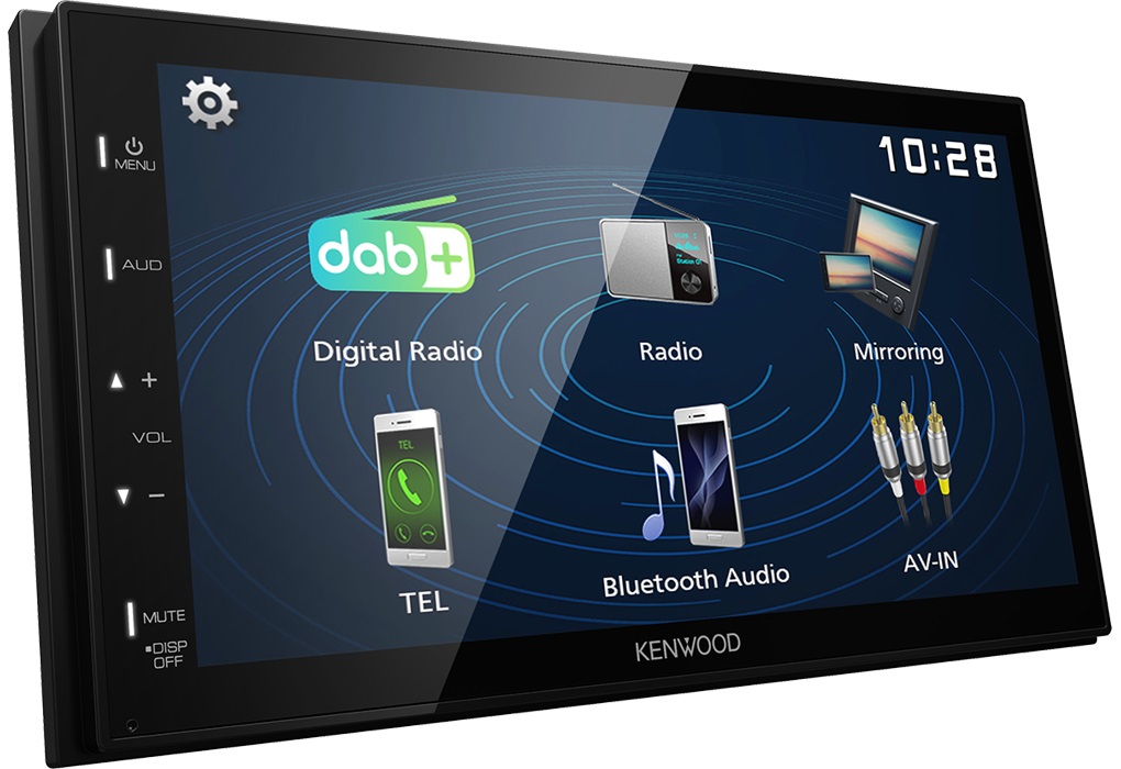 Kenwood DMX129DAB Ricevitore Multimediale per Auto 2 DIN Touchscreen 6.8