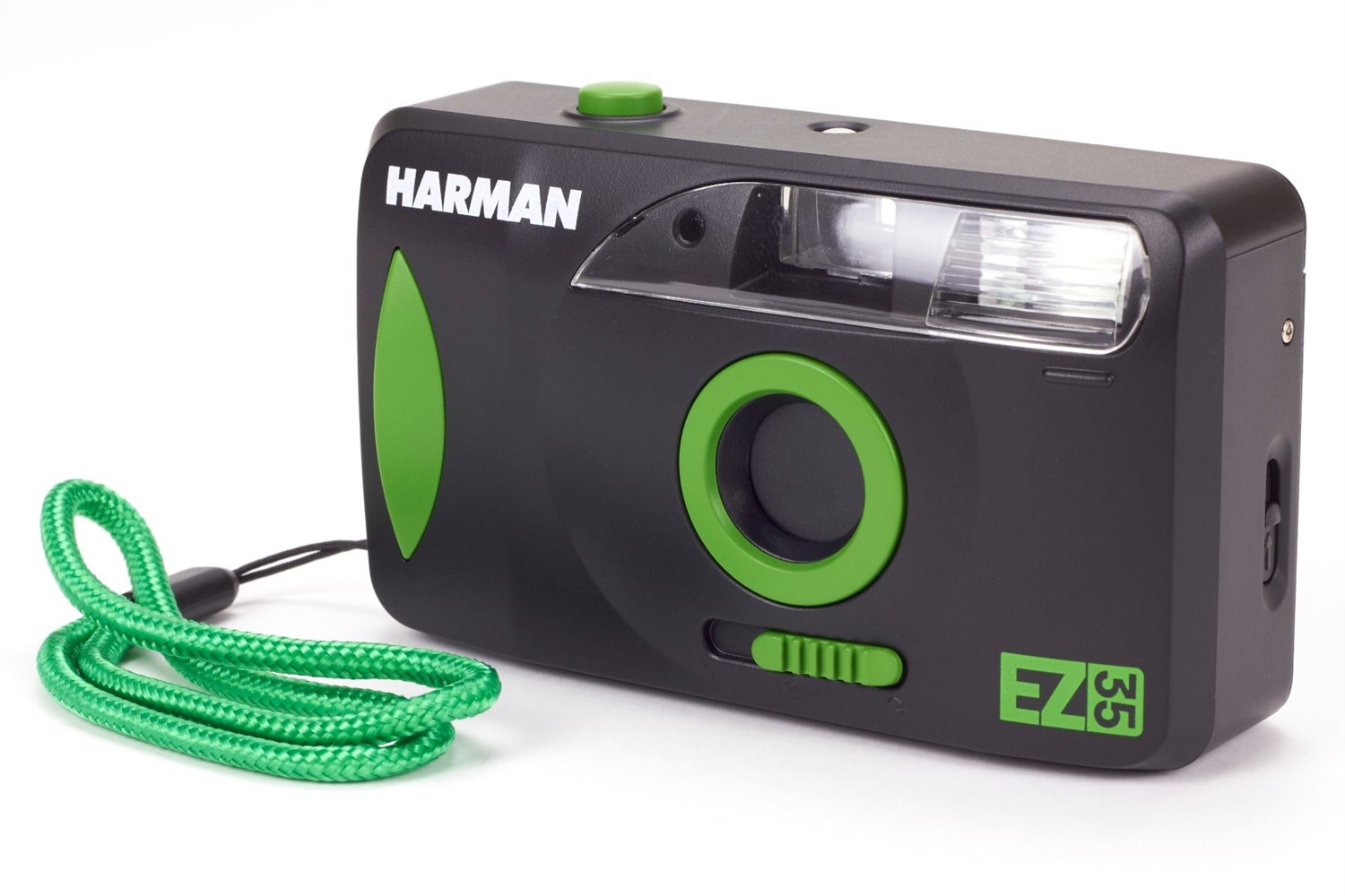 Harman EZ-35 Fotocamera a Pellicola Riutilizzabile 35 mm con Flash Automatico e Pellicola Ilford B&W HP5 Plus 36 Pose